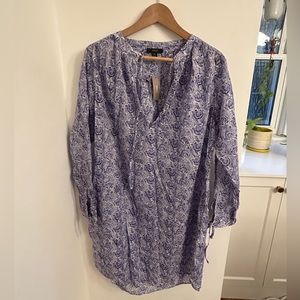 BNWT J Crew Dress with Tie Size Medium